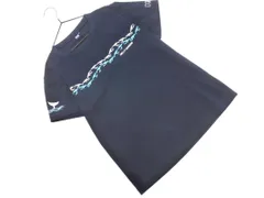 HELLY HANSEN ヘリーハンセン プリント トレーニングウェア カットソー sizeM/紺 ■◆ レディース