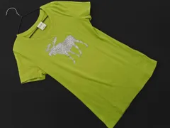 abercrombie アバクロンビー 大きいサイズ プリント Tシャツ sizeXL/黄緑 ■◆ レディースのサムネイル