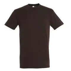 ソルズ レディース トップス Tシャツ SOLS Mens Regent Short Sleeve TShirt Chocolate チョコレートのサムネイル
