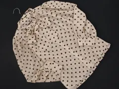 tocco closet トッコクローゼット ドット ボウタイ ブラウス シャツ sizeM/ベージュ ■◇ レディースのサムネイル