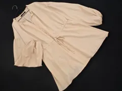w closet ダブルクローゼット ドロスト ブラウス シャツ チュニック sizeF/ベージュ ■◇ レディースのサムネイル