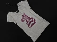 MARC BY MARC JACOBS マークバイマークジェイコブス ゼブラ フレンチ カットソー sizeXS/ライトグレー ■◆ レディースのサムネイル