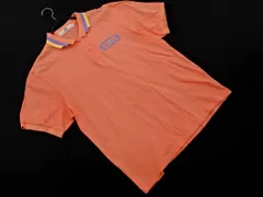 Balenciaga バレンシアガ ゴルフ 鹿の子 半袖 ポロシャツ sizeM/オレンジ ■◆ メンズのサムネイル