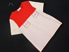 Roberta di Camerino ロベルタディカメリーノ ポケット 刺繍 Tシャツ size42/赤ｘ白 ■◆ レディースのサムネイル