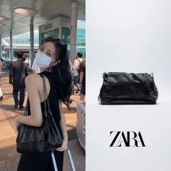 タグ付き新品 ZARA ギャザーショルダーバッグ ブラック JO1 川尻蓮