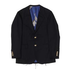 mastermind JAPAN マスターマインドジャパン ジャケット ブラック 詳細参照(M-L位) | RING JACKET 裏地スカルボーン 金ボタン ブレザー / テーラードジャケット | 日本製 アウター ブルゾン 上着【メンズ】【中古】