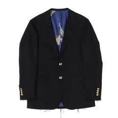 mastermind JAPAN マスターマインドジャパン ジャケット ブラック 詳細参照(M-L位) | RING JACKET 裏地スカルボーン 金ボタン ブレザー / テーラードジャケット | 日本製 アウター ブルゾン 上着【メンズ】【中古】のサムネイル