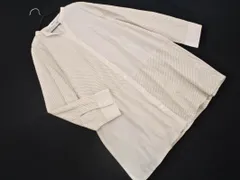 Pierre Cardin ピエールカルダン ストライプ ボーダー シャツ size42/ベージュ ■◇ レディースのサムネイル