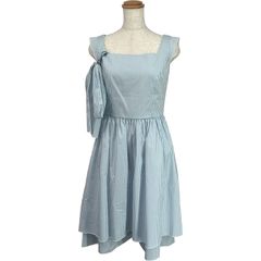 極美品 JENNE フィッシュテールワンピース ギンガムチェック 