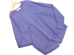 any SiS エニィスィス Vネック ニット セーター size2/青 ■◇ レディースのサムネイル