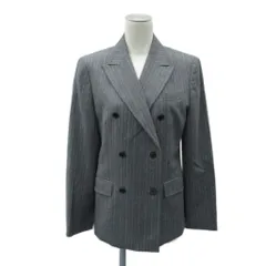 ブルックスブラザーズ BROOKS BROTHERS テーラードジャケット ミドル丈 ダブルボタン 総裏地 ストライプ柄 11AR グレー /SM30 ■GY03のサムネイル