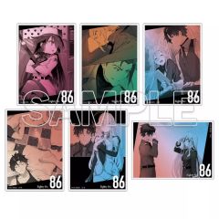 [중고] 캐릭터 카드 전 6종 세트 [전격 문고[86-에이티식스-]원작 8.6주년 기념 온리 숍 트레이딩 아크릴 카드]