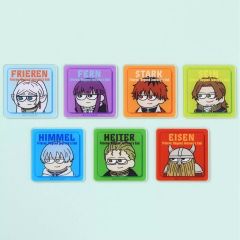 [Used] Stickers - Set of 7 types "Funeral"Frieren Jiro Trading Acrylic Sticker