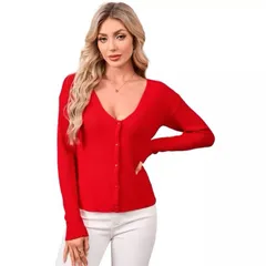 クリアフラワー レディース アウター ニット・セーター Vネック カーディガン ClearFlower Womens Reversible VNeck Cardigan Double Sided So