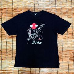 廃盤✨フェローズ匠 和柄 甚平 Tシャツ ネイビー フェード 金魚 XL 