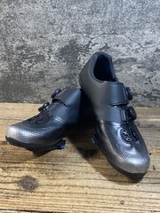KB511 시마노 SHIMANO RC7 SH-RC702 빈딩 슈즈 실버 블랙 EU43.5 WIDE SPD-SL