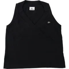 古着 ラコステ LACOSTE Vネック 鹿の子 タンクトップ レディースS相当/eaa620327のサムネイル