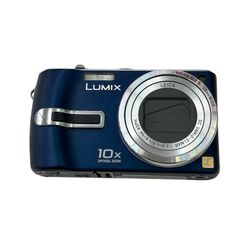 186000 Operation unconfirmed. Panasonic LUMIX compact digital camera DMC-TZ3, blue. (As-is condition)