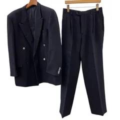186005 現状品 Christian Dior クリスチャンディオール セットアップ ダブルブレスト  ネイビー メンズのサムネイル