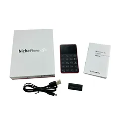 スマートフォン・携帯電話 FutureModel Niche Phone-S+ 本体・箱 レッド