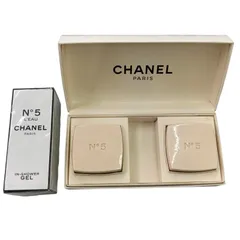 186005 新品未使用 CHANEL シャネル N°5 ロー イン シャワー ジェル ボディソープ 100ml 固形石鹸 サヴォン 2点まとめ売りのサムネイル