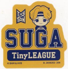 [중고] 씰·스티커 슈가(BTS/방탄소년단)/TinyLEAGUE [모바일 스티커 컬렉션 TinyTAN Vol.2]