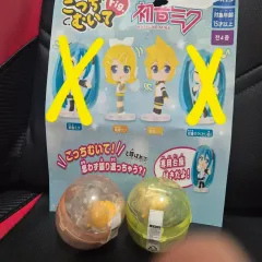初音ミク カプセル フィギュア 2種 1セット