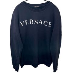 VERSACE クルーネック スウェット ブラック - メルカリ