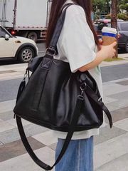 すぐ発送】ムセント プライムリンクルレザートートバッグ 韓国 A4