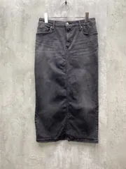 CIMARRON JEANS シマロンジーンズ ロング スカート デニム タイト シンプル カジュアル size26/ブラック ■◆ レディースのサムネイル