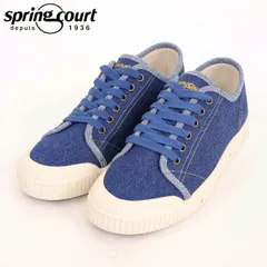 スプリングコート Spring Court レディース/メンズ スニーカー	 デニムスニーカー ブルー系 長期保管品（サイズ/38）ro2009のサムネイル