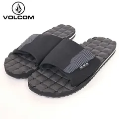 ボルコム VOLCOM レディース/メンズ ビーチサンダル	 ロゴマーク付きマジックテープ留め ブラック系 長期保管品（サイズ/24/28）ro2067のサムネイル