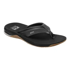 リーフ レディース シューズ サンダル REEF Anchor Mens Flip Flop Sandals Black Silver ブラックのサムネイル