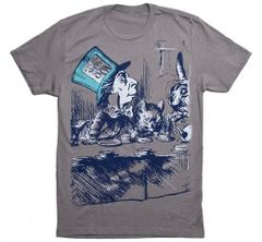 [Out of Print] Lewis Carroll / Alice's Adventures in Wonderland Tee (Stone Grey) - 이상한 나라의 앨리스 티셔츠