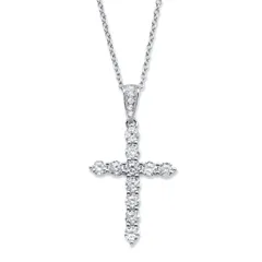 パームビーチジュエリー レディース アクセサリー ネックレス・チョーカー・ペンダントトップ レース PalmBeach Jewelry 114 Cttw Cubic Zirconia Sterling