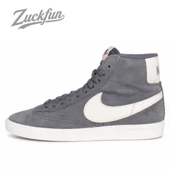 NIKE BLAZER MID VINTAGE ブレザー ミッド カット ヴィンテージ GRAY グレー ホワイト 白 レディース ナイキ スニーカー 24.5 cm U07789