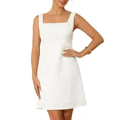 インスパイア シック レディース トップス ワンピース フラワー柄 ミニ ノースリーブ フラワー INSPIRE CHIC Womenshort Party Dress Jacquard Embroi