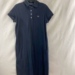 ✨美品✨FRED PERRY フレッドペリー　ポロワンピース　ネイビー FRED PERRY／フレッドペリー ポロシャツワンピース ネイビー サイズJP8