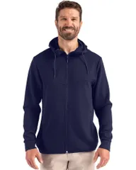 クリーク レディース トップス Tシャツ スウェット Clique Haven Recycled Mens Full Zip Hooded Sweatshirt Dark Navy ネイビーのサムネイル