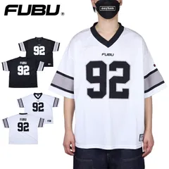 FUBU Tシャツ フブ 半袖Tシャツ ゲームシャツ トップス メンズ レディース ブランド 大きいサイズ おしゃれ おすすめ 人気 黒 白 ストリート fubu26ss004 ブラック ホワイト M L XL XXLのサムネイル