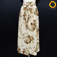KANEKOISAO カネコイサオパッチワークロングスカート ブラウン系