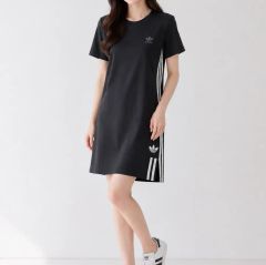 223様専用)adidas アディダス ポロワンピース グレー - メルカリ