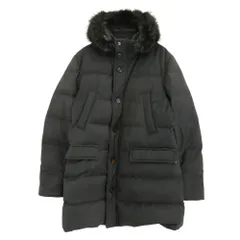 ムーレー MooRER ITO121362755 国内正規品 BARBIERI-LL バルビエリ アクアプルーフ ファー フーデッド ダウン ジャケット グレー系 50【中古】のサムネイル