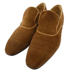 Salvatore Ferragamoフルアンラインドヴァンプローファー茶7EE - メルカリ