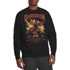 스트레인저싱스 맨즈 아우터 파커·스웨트 셔츠 Stranger Thingstranger Things Demogorgon Live Sweatshirt Black 부