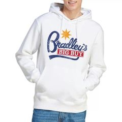 스트레인저싱스 맨즈 아우터 파커·스웨트 로고 Stranger Thingstranger Things BradleyS Big Buy Logo Hoodie White