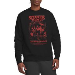 스트레인저싱스 맨즈 탑스 티셔츠 Stranger Thingstranger Things Mindflayer Group Horror Movie Post Black 브래킷