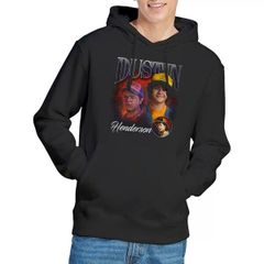 스트레인저싱스 맨즈 아우터 파커·스웨트 Stranger Thingstranger Things Dustin Homage Hoodie Black 블랙