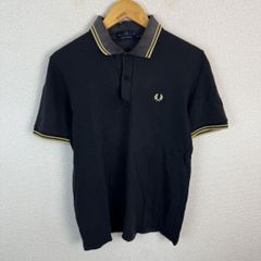 FRED PERRY M12 英国製 ポロシャツ 黒金 44 - メルカリ