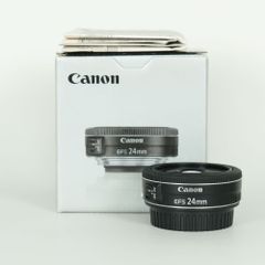 動作OK】Canon EF-S 24mm F2.8 STM単焦点（前玉キズ） - メルカリ